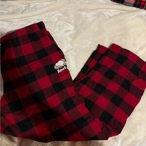 Red and Black Plaid Bottoms